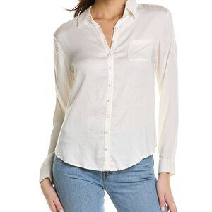 Chaser Classic Button-Down Shirt Size Small in Jasmine Soft NWT
